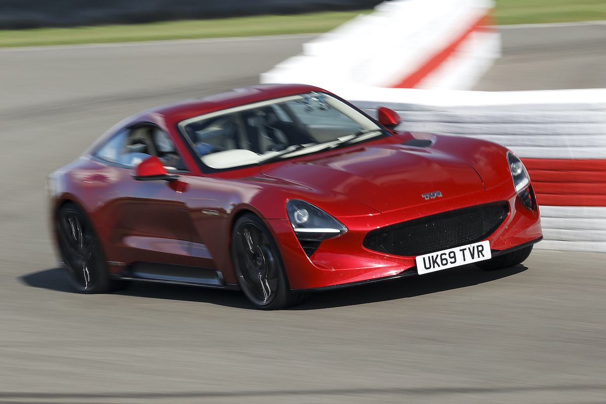 Griffith at Goodwood chicane.